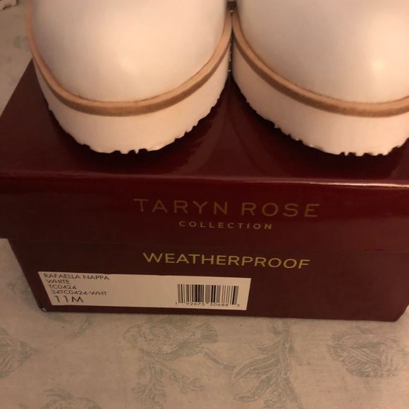 NIB Taryn Rose white rafaella nappa leather loafer - Picture 2 of 5